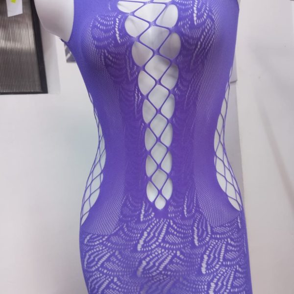 Purple Floral Wrap Dress